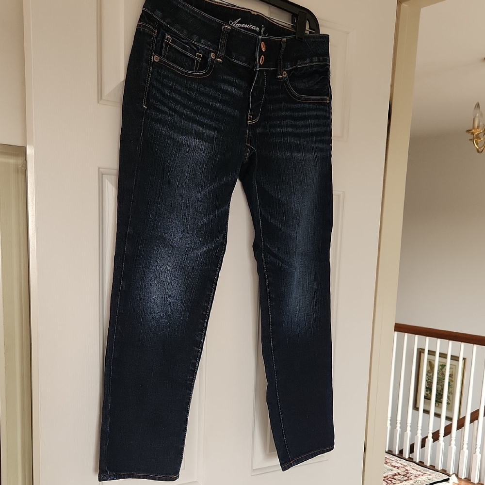 American Eagle Outfitters Dark Wash Ankle Jeans